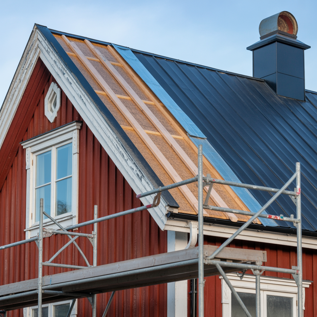 byta vindskivor kostnad materialval och arbetsgang