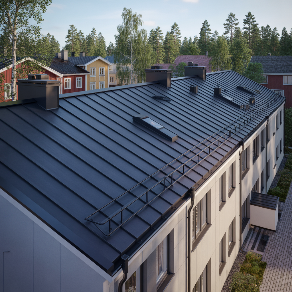 tatskikt pa laglutande tak guide till material och fall