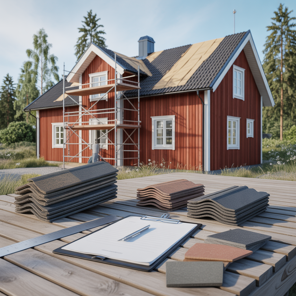 offertgranskning vid takbyte checklista for villaagare